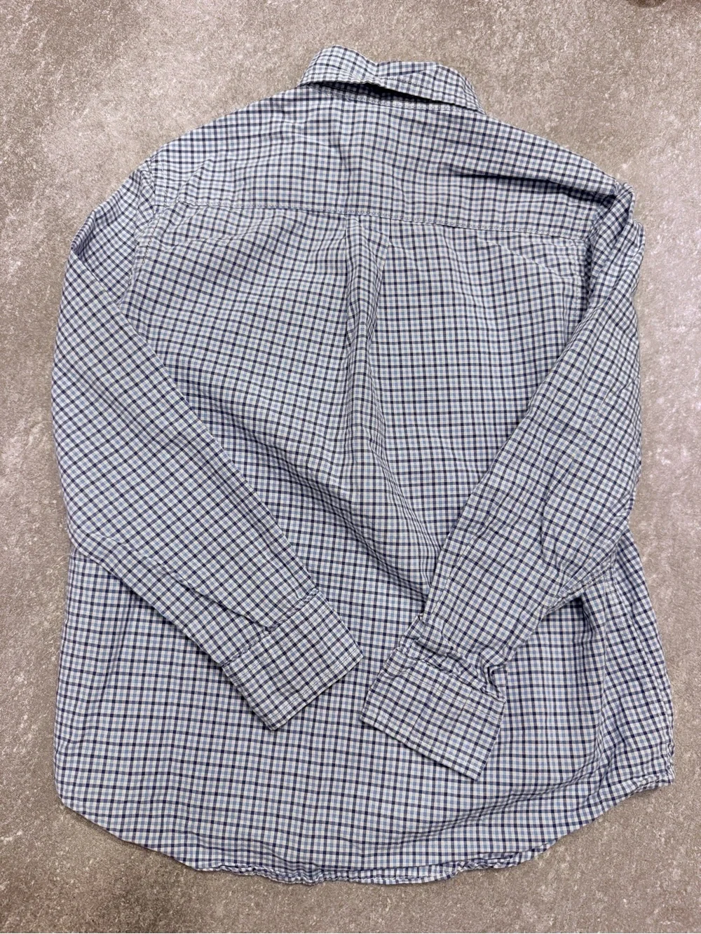 EUC Boys Ralph Lauren Blue Plaid Longsleeve Button Down Size 6